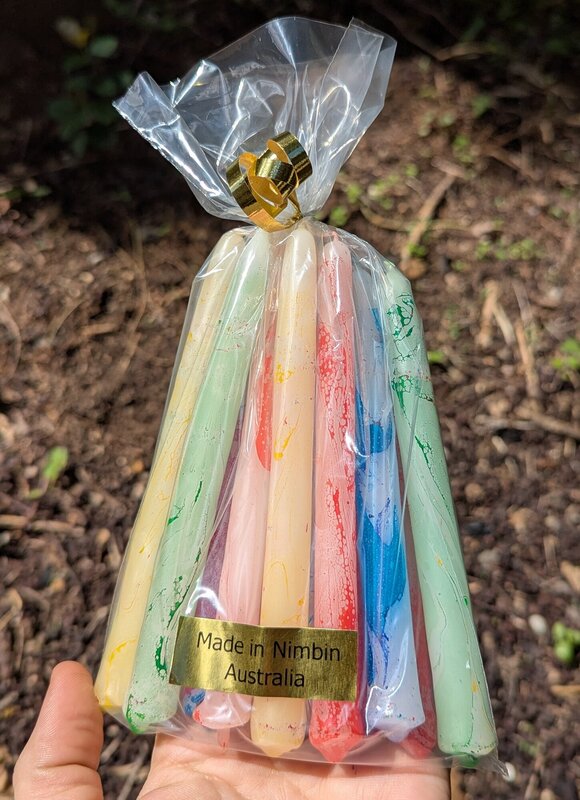 Marbled 2hour Tiny Tapers (12 packs)